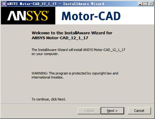 ANSYS Motor-CAD(机电性能分析和优化软件) v12.1.17免费版 附安装教程